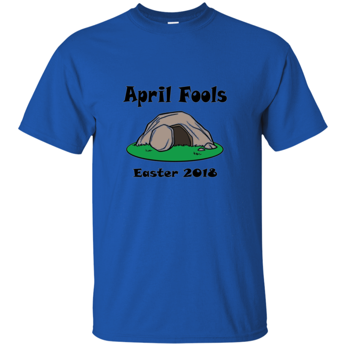 April Fools Day 2018 Empty Tomb Easter LS Shirt