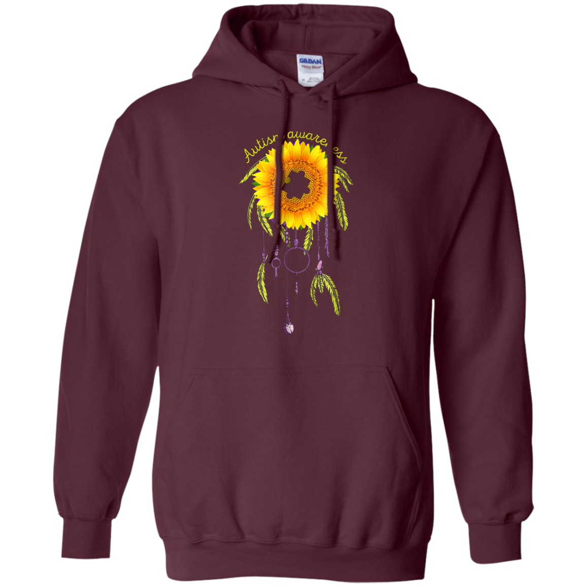 Autism Awareness Sunflower Dream Catcher T Shirt