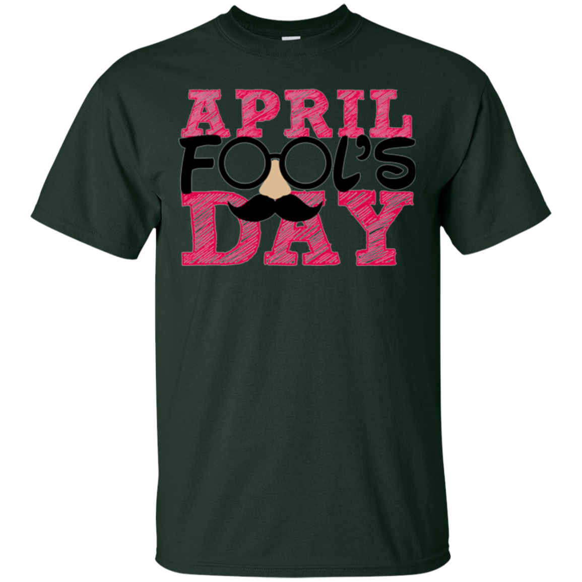 April Fools Day - Mustache Glasses - Funny April First Shirt