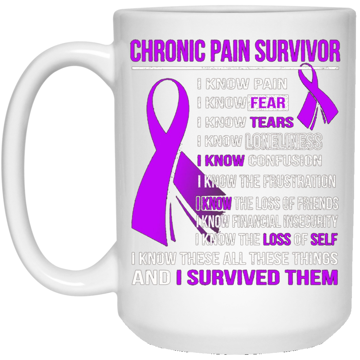 CHRONIC PAIN Survivor i know pain, tears t-shirt