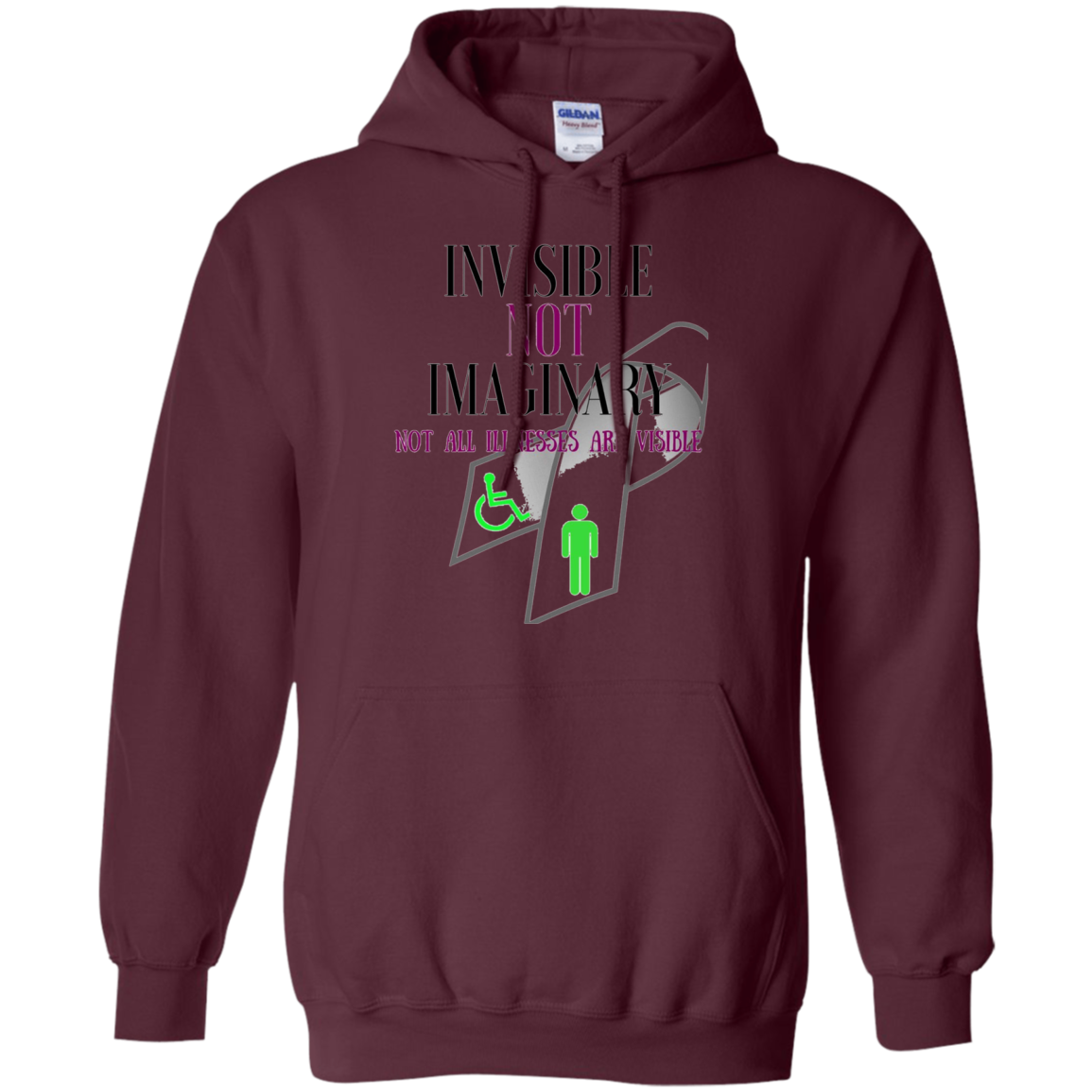 Chronic Pain, Invisible Illness, Spoonie Awareness T-shirt