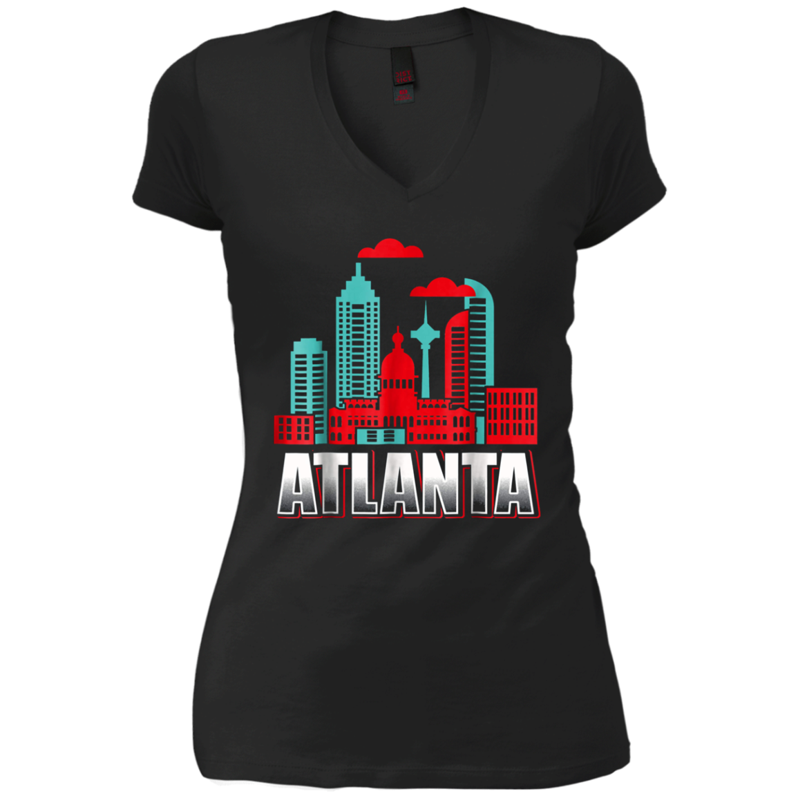 Atlanta T Shirt Funny Atlanta Georgia Skyline Souvenir Tee