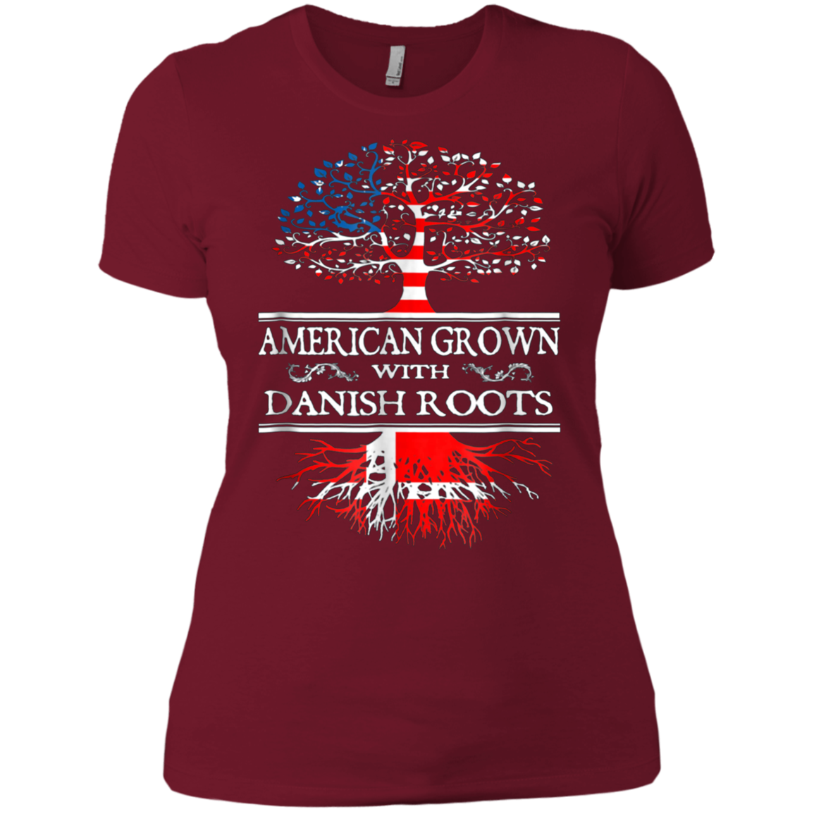American Grown With Danish Roots T Shirt