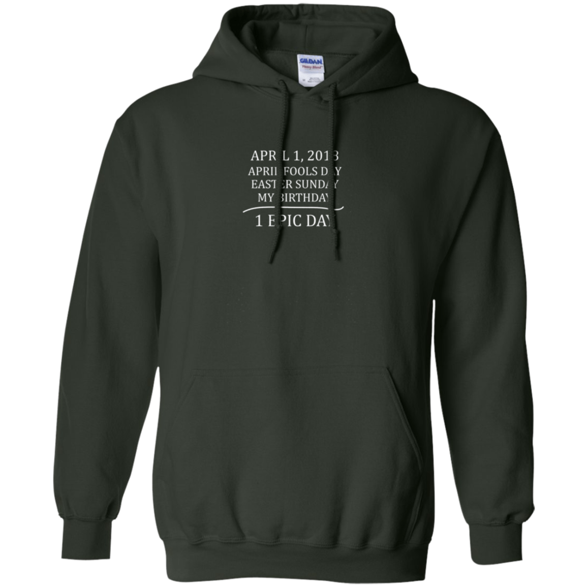 April 1 2018 Fools Easter Sunday My Birthday Epic Long Shirt