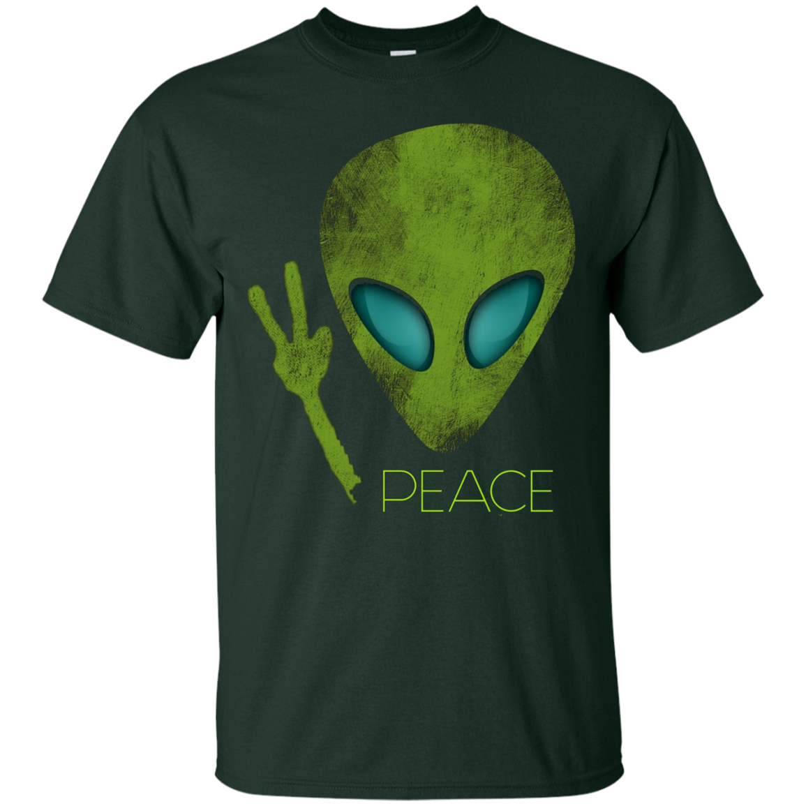 Alien Peace Cool Funny T-Shirt Cute UFO Lover Birthday Gift