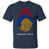 Image of Armenian Flag Fingerprint T-shirt Armenia Flag Shirt
