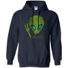 Image of Alien Peace Cool Funny T-Shirt Cute UFO Lover Birthday Gift