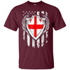 Image of Angel Georgian American Flag Patriotic Georgia USA Tshirt