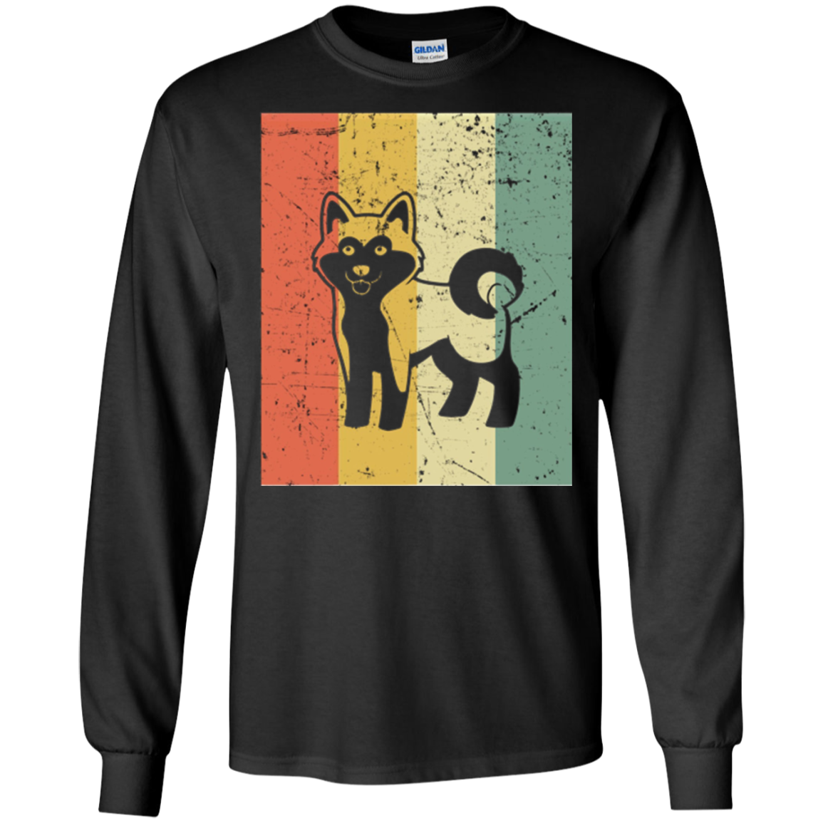 Akita Silhouette Shirt - Retro Vintage Classic T-Shirt