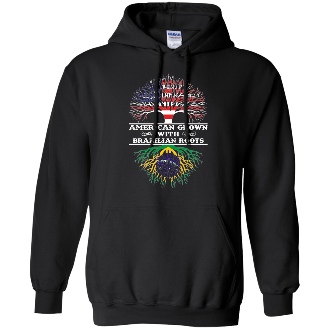 American Grown With Brazilian Roots Tee Shirt