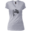 Image of 'Patriotic Fishing USA Flag' Cool Fishing July 4th Shirt