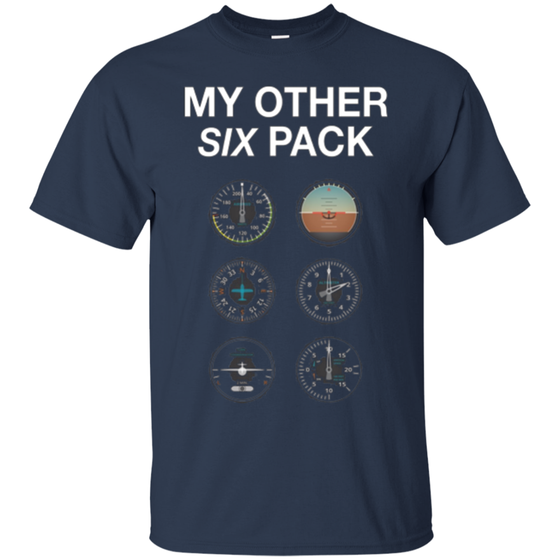 My Other Six Pack Funny Pilot T-Shirt