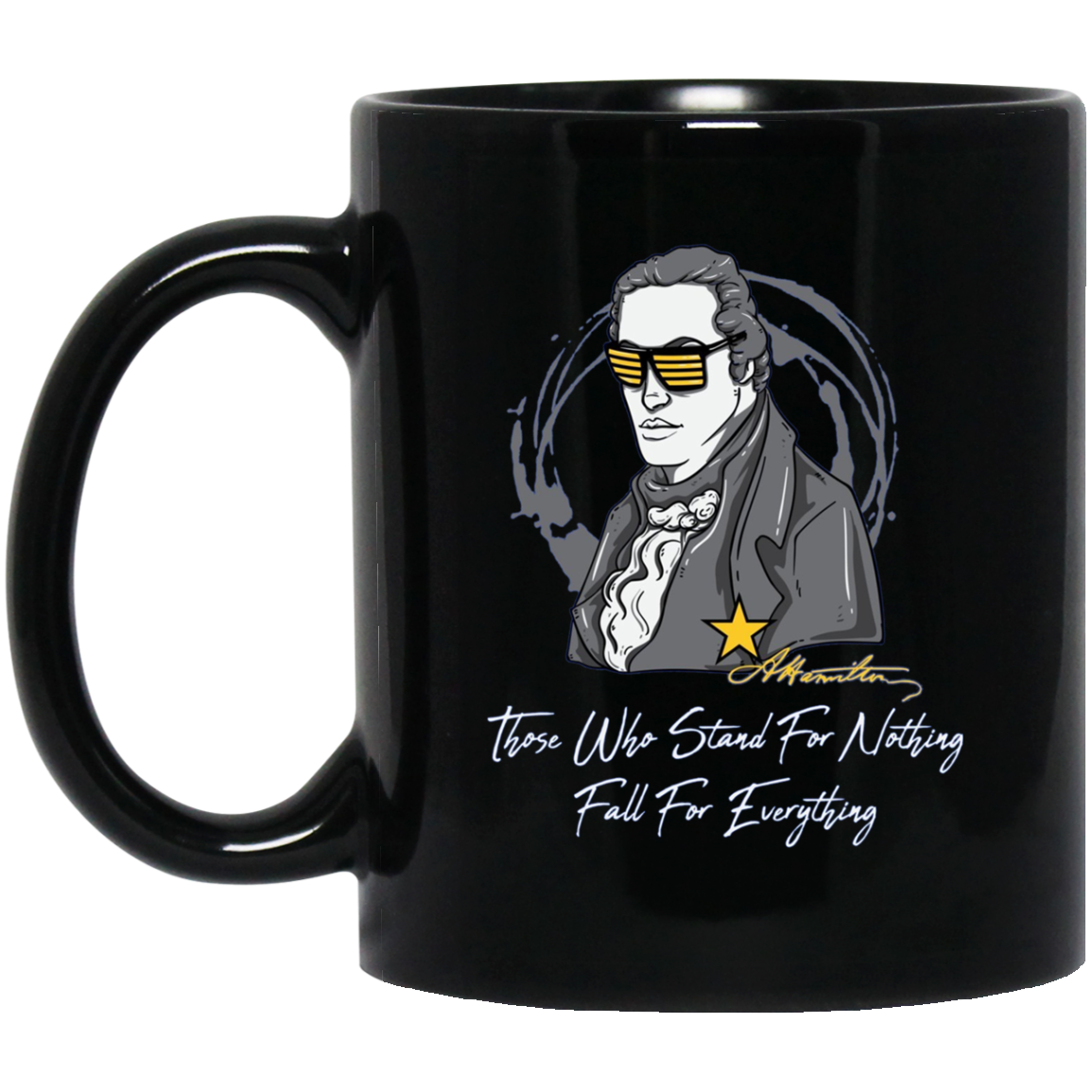 Alexander Hamilton Long Sleeve T-Shirt Founding Fathers USA