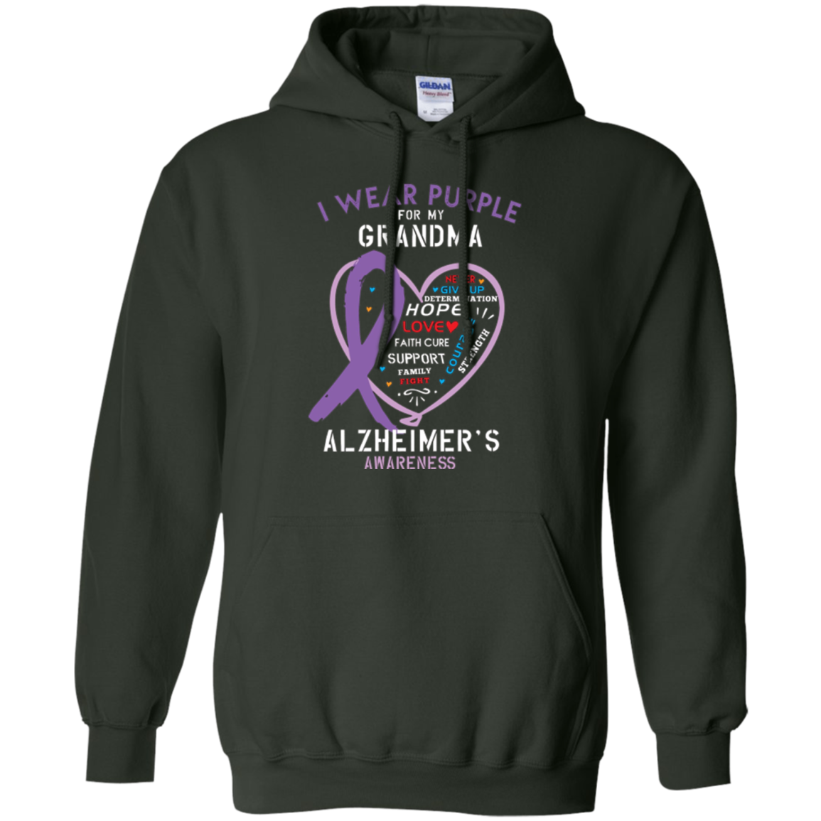 Alzheimer Support Shirt Awareness Month Purple Grandma