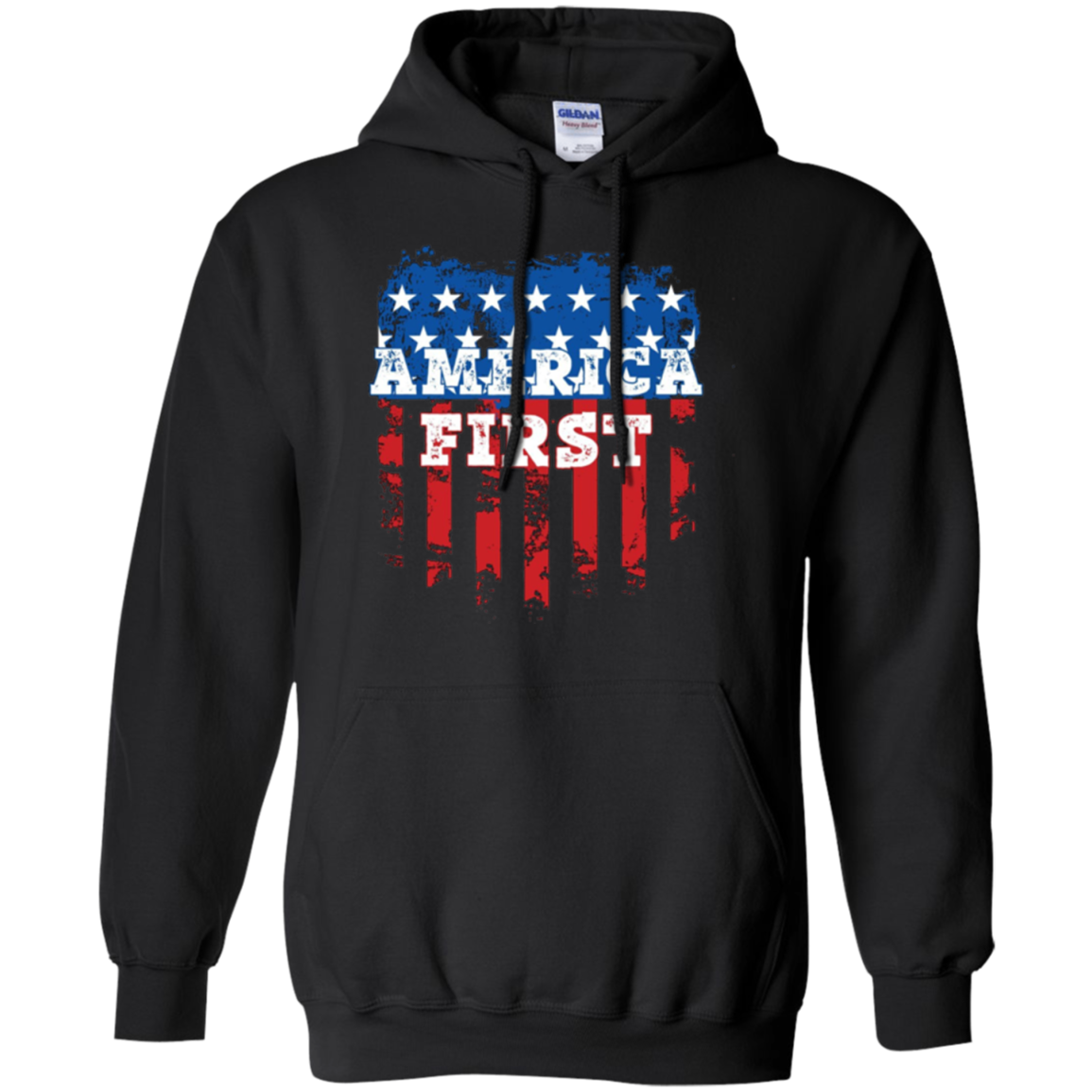 America First USA T Shirt with the American Flag