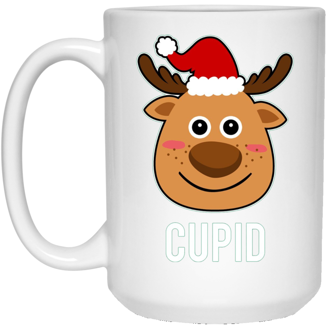 Santa Reindeer Cupid T-Shirt Christmas Group Costume Tee