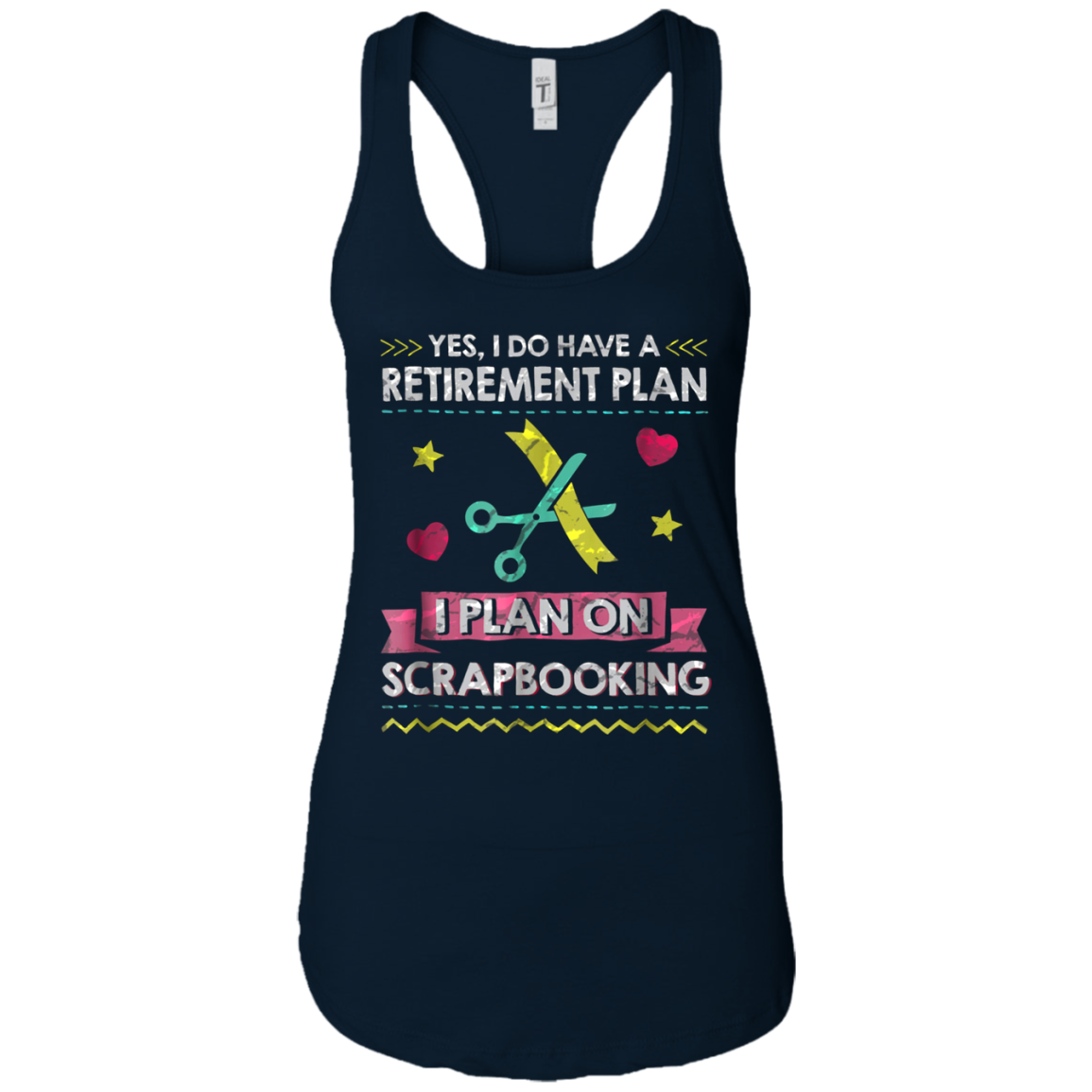 Artsy Scrap-booking Tee Perfect for Retiree