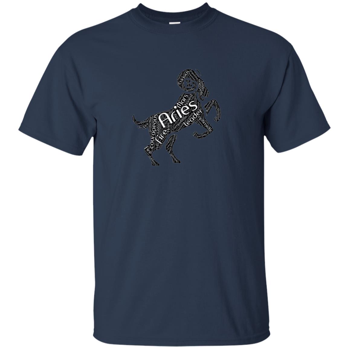 Aries (3/21-4/19) Qualities Art Words Long Sleeve Tee
