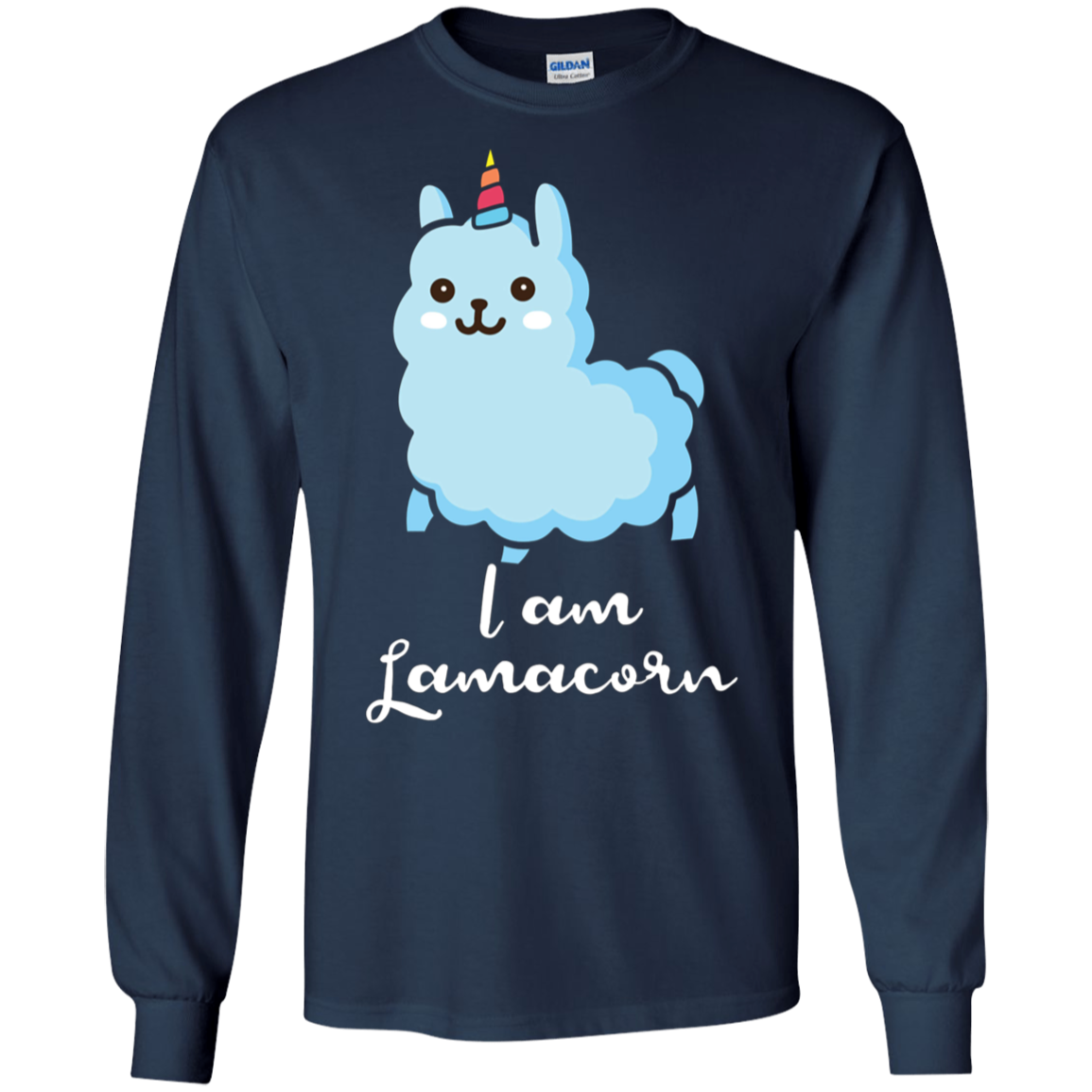 am a llamacorn Shirt Not a llama not a Unicorn Long Sleeve