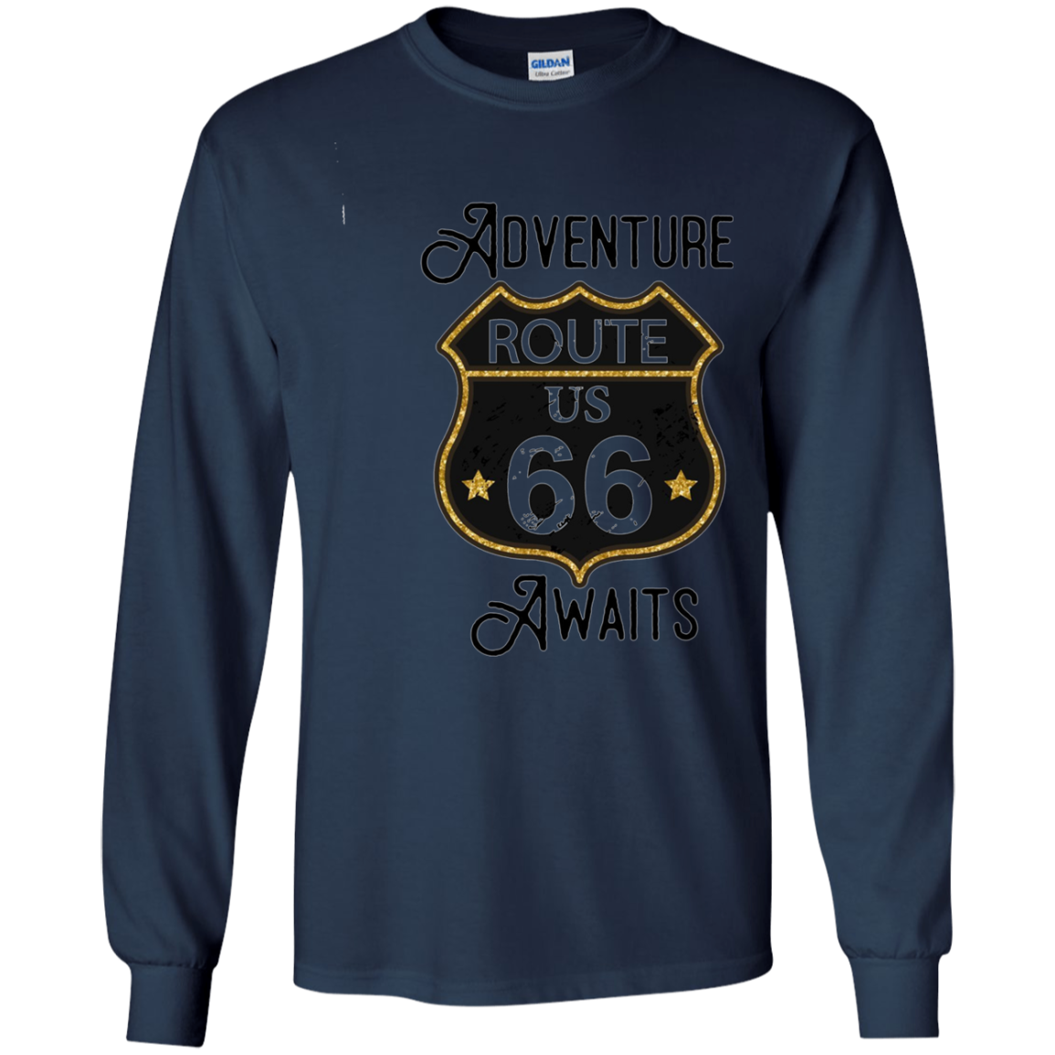 Adventure Awaits Route 66 T-Shirt
