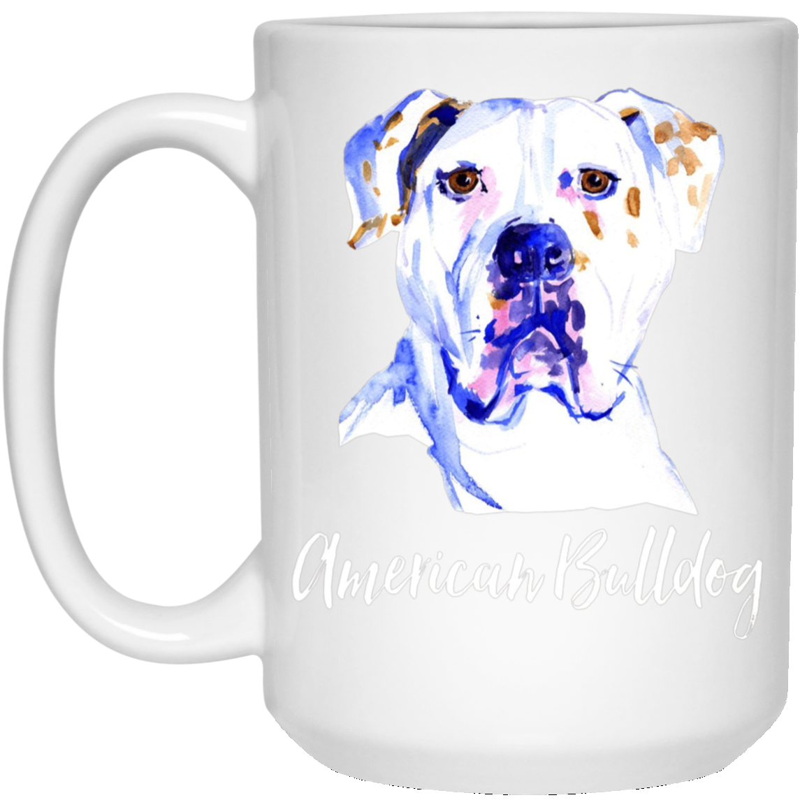 American Bulldog Dog T-Shirt Dog Lover Gift Bull Dog