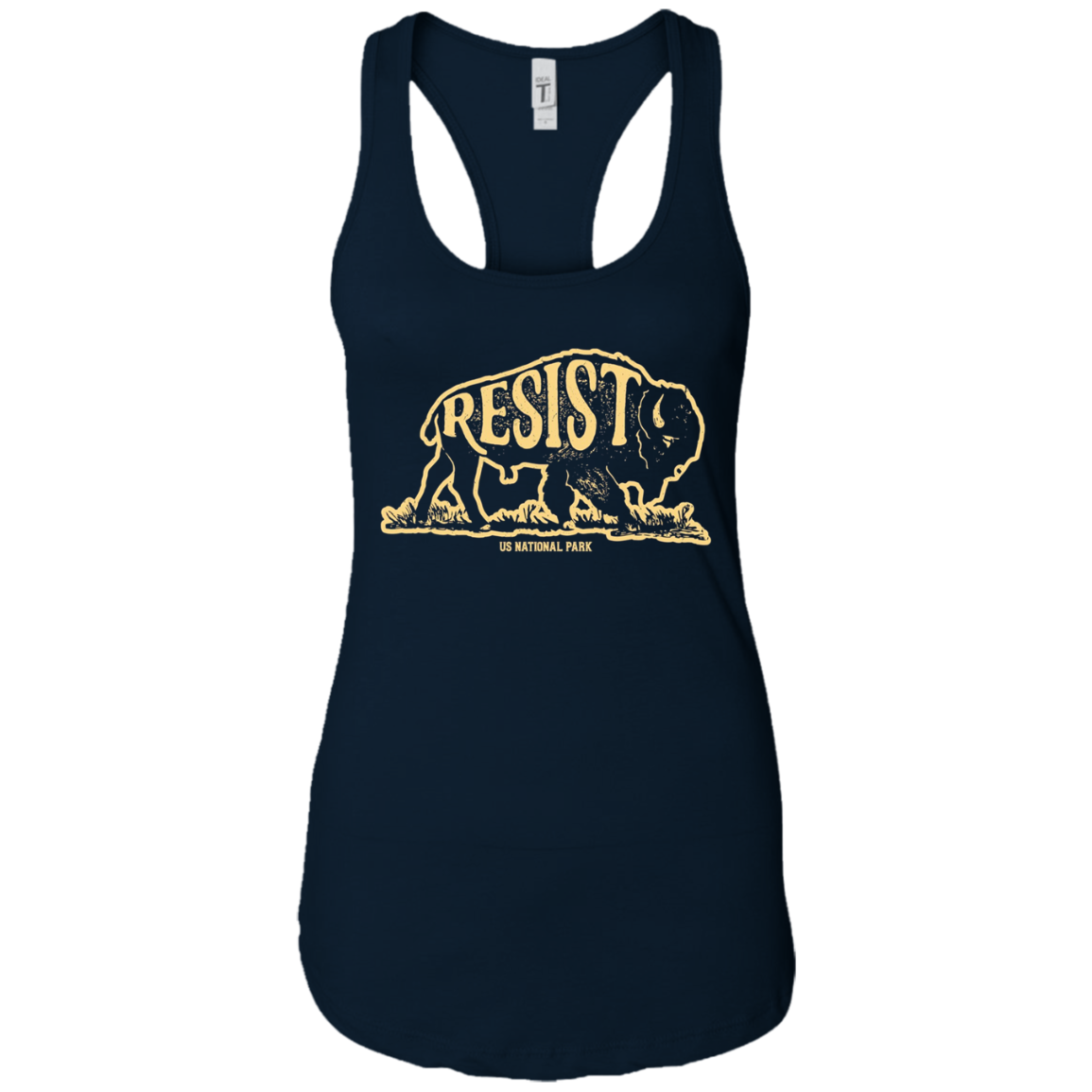 ALT US National Park Resist Service T shirt Bison Vintage