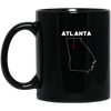 Image of Le tee-shirt D'ATLANTA avec le cœur | nous aimons ATL