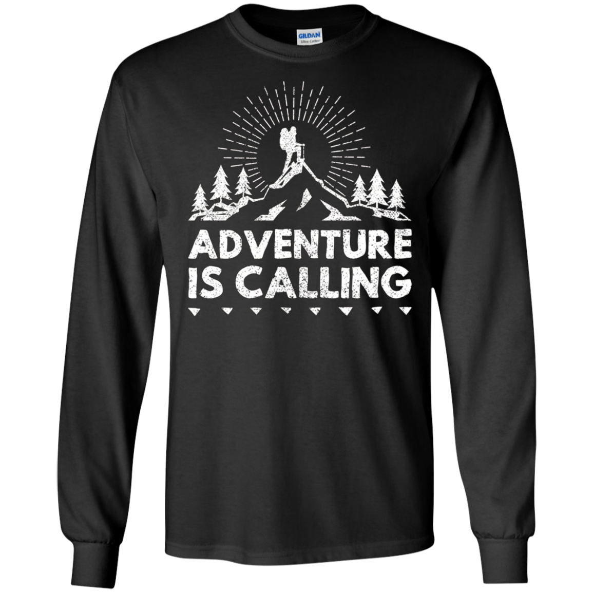 aventure appelle randonneur randonnée montagne t-shirt