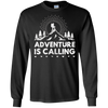 Image of aventure appelle randonneur randonnée montagne t-shirt