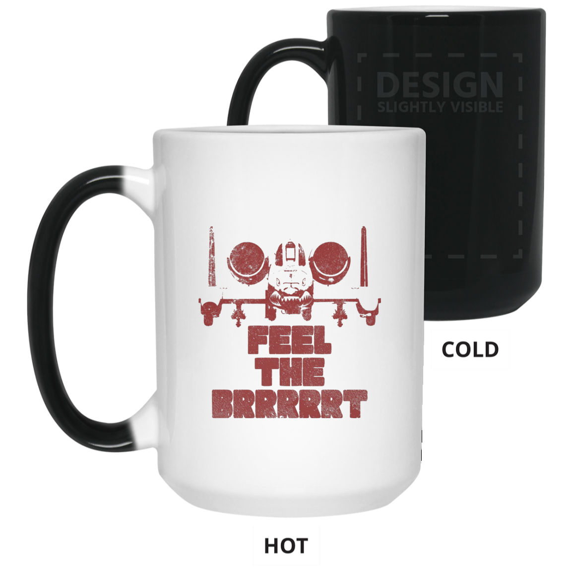 A10 Warthog Feel The Brrrrrt Military USAF T Shirt