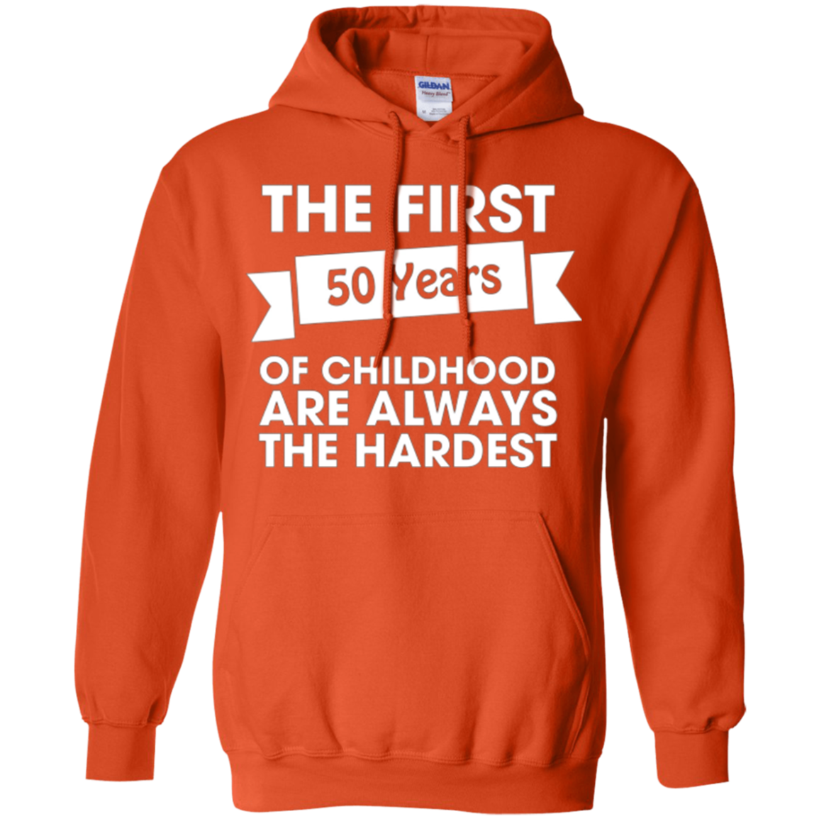 50th Birthday Funny Tshirt | The First Fifty Are The Hardest