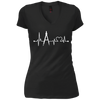 Image of Architect Heartbeat T-Shirt Funny Compass Architecture Gift