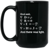 Image of And God Said, Let There Be Light Physics Gift T Shirt