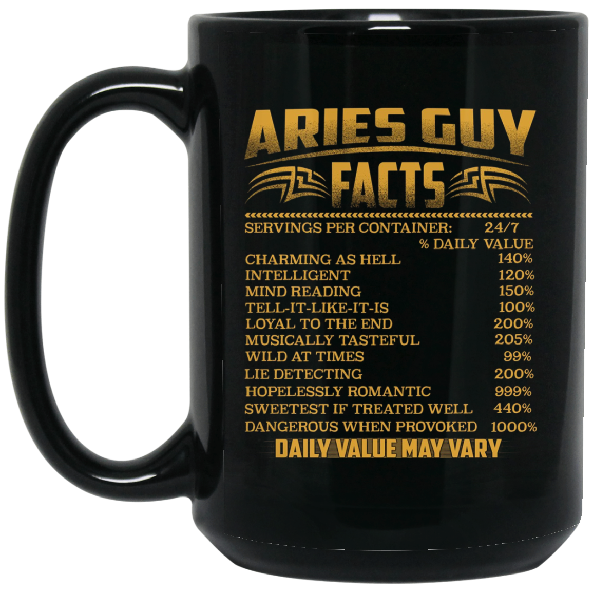 Aries GUY FACTS FUNNY T-SHIRT