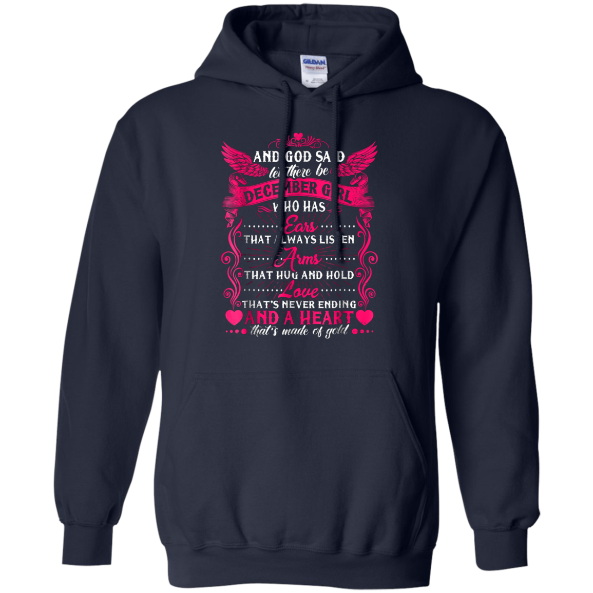 And God Said Let There Be December Girl T-shirt