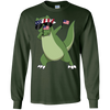 Image of American Pride T-Rex Dinosaur USA Dabbing Funny T Shirt