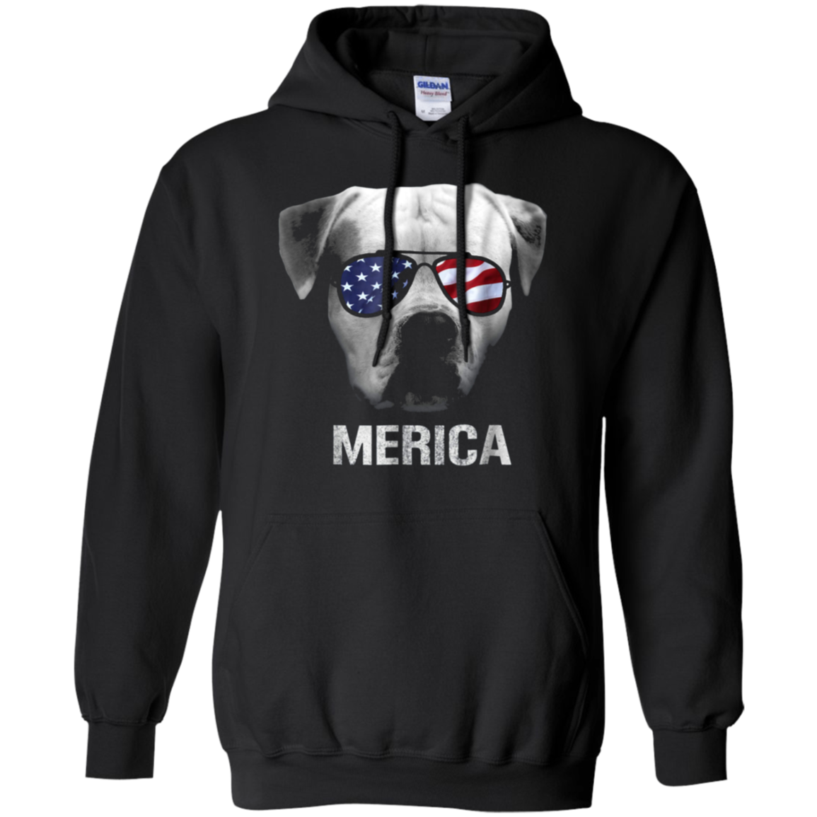 American Bulldog Merica t-shirt - Patriot Patriotic