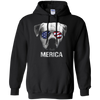 Image of American Bulldog Merica t-shirt - Patriot Patriotic