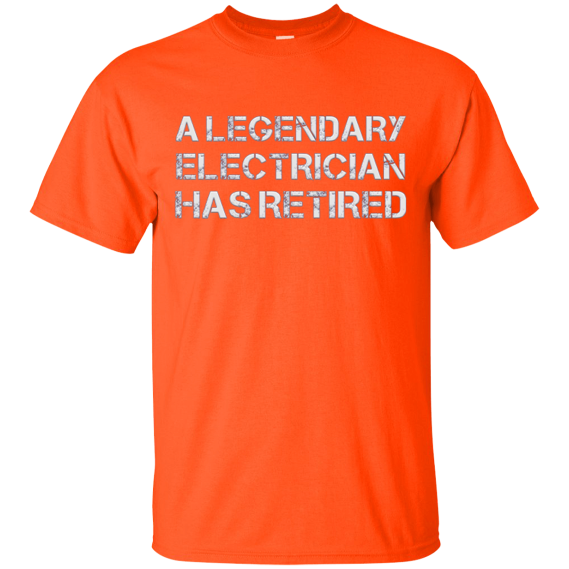 A Legendary Electrician Has Retired Long Sleeve Gift T-shirt