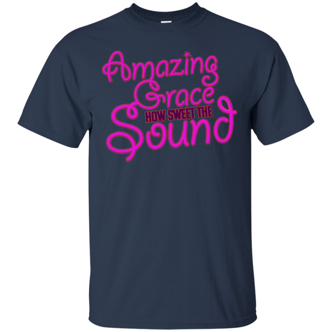 Amazing Grace How Sweet The Sound Christian Faith TShirt