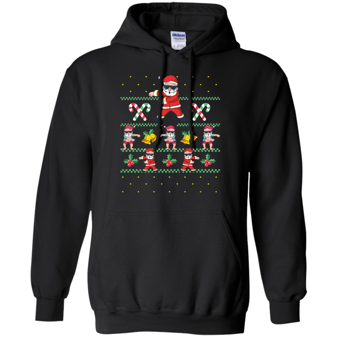 Santa Floss T-Shirt Funny Flossing Dance Ugly Sweater Meme