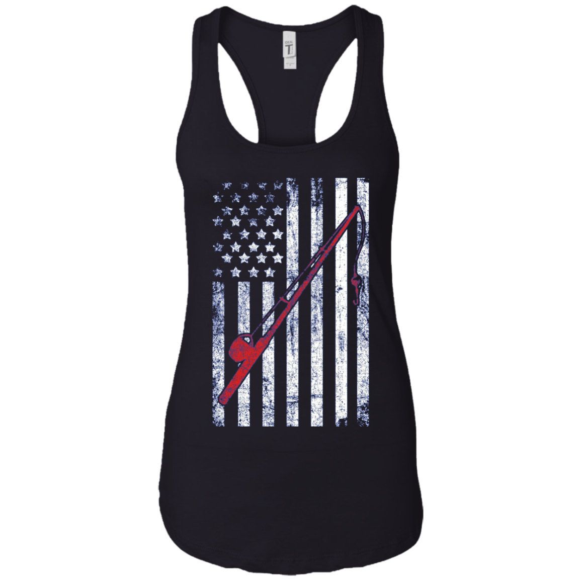 American Flag Patriotic Fishing T shirt