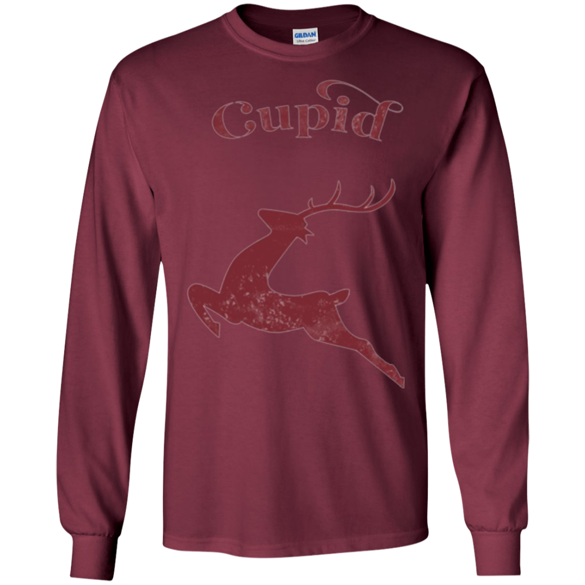 Santa Reindeer T-Shirt of Cupid