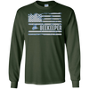 Image of American Beekeeper United States Flag Gift T-Shirt