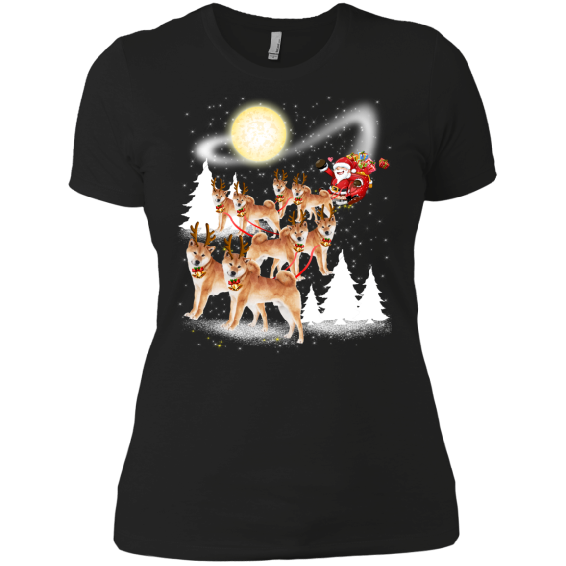 Akita Dog Merry Christmas T Shirt