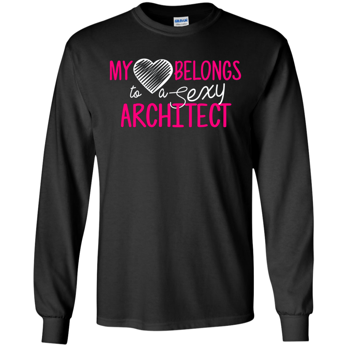 Architect Shirt My Heart Belongs Architects Wife Shirt