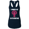 Image of Un lieu de womens se trouve dans la chemise à manches longues de résistance