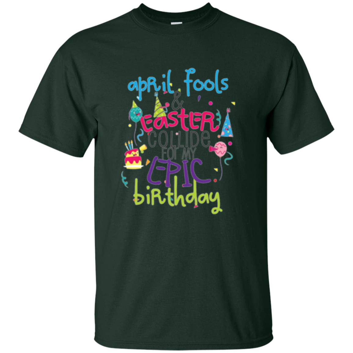 April Fools Cute Easter Birthday Gift T-Shirt Girls Boys