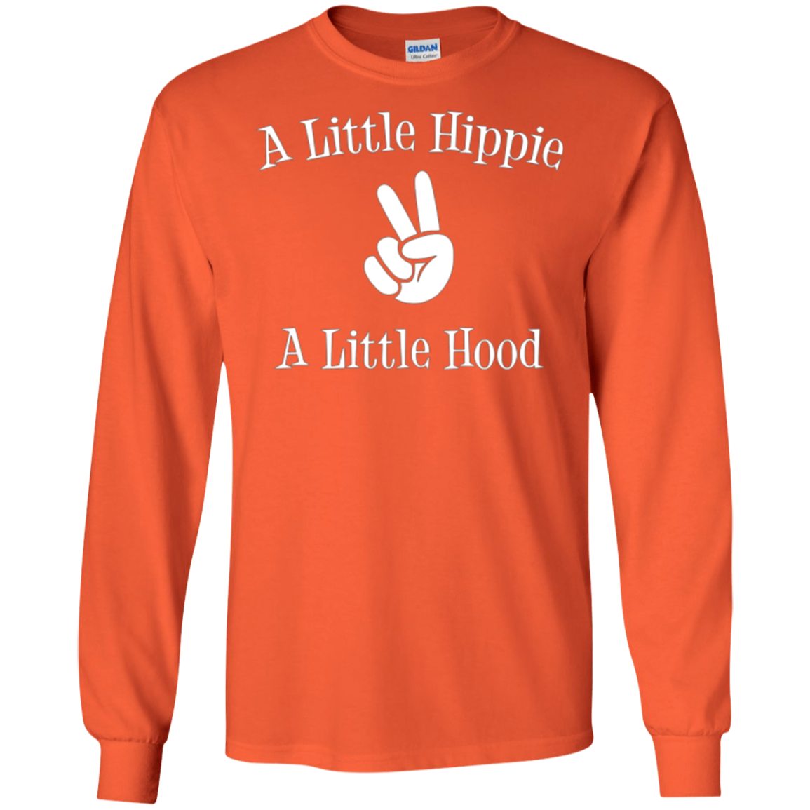 Un petit hippie Un petit t-shirt à capuche | T-shirt drôle sans soins