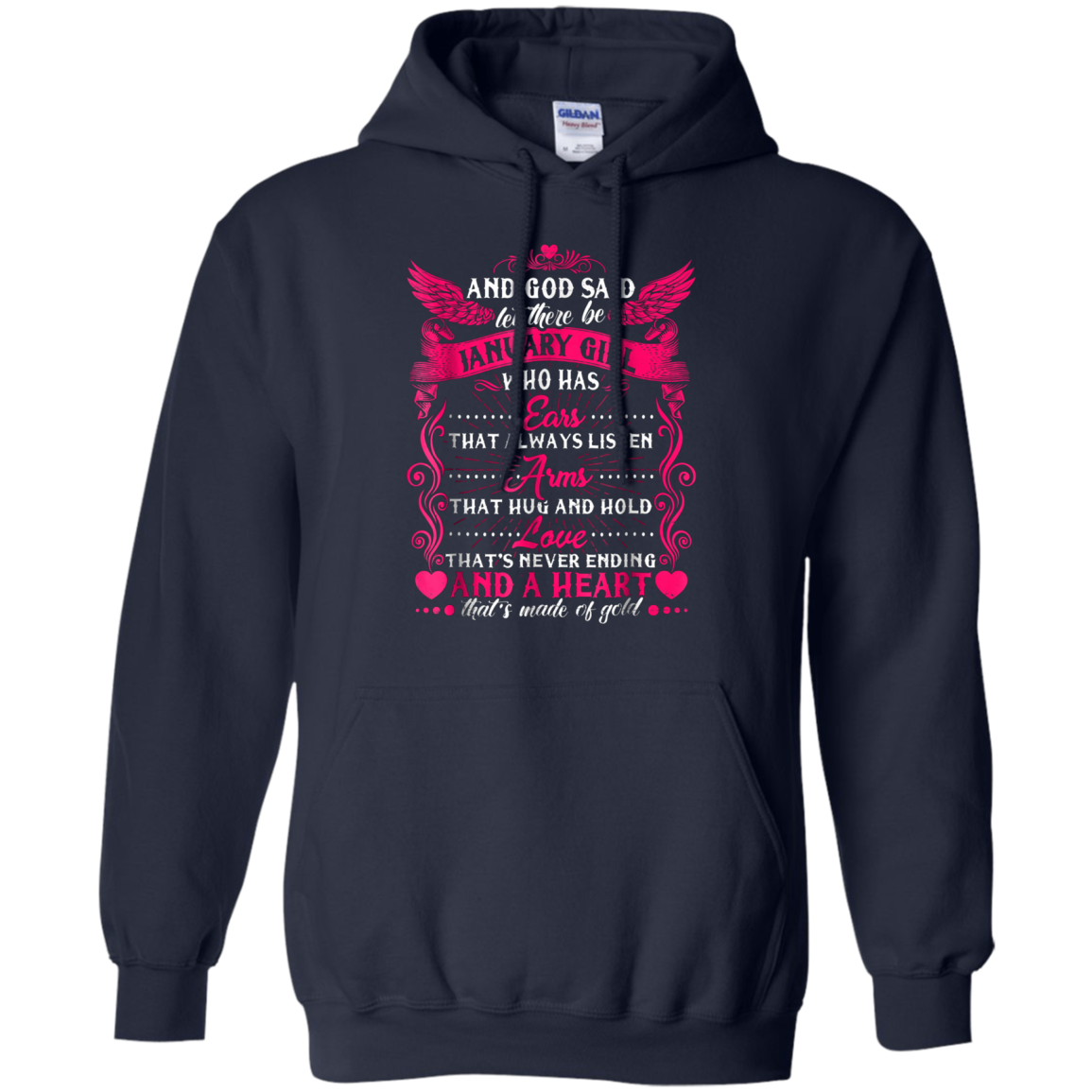 And God Said Let There Be January Girl T-shirt